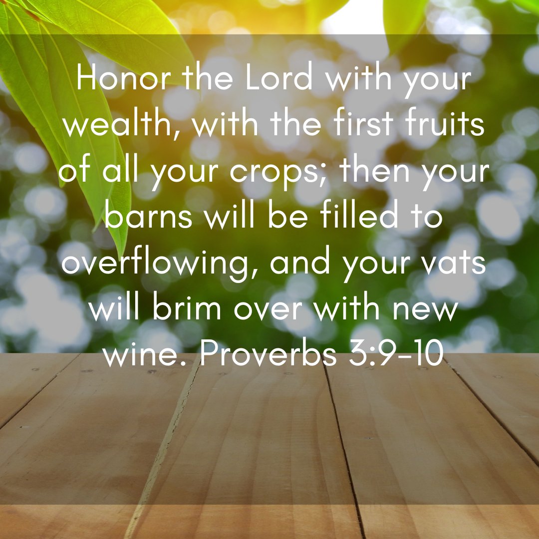 TopeKeku's tweet photo. Proverbs 3:9-10
Prayer: Lord, I want to honor You with my finances. Help me to give generously and trust You to bless me abundantly in return. https://t.co/94rCL4znD5
