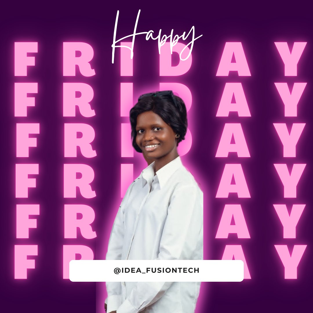 TechByFay's tweet image. Happy Friday!💜