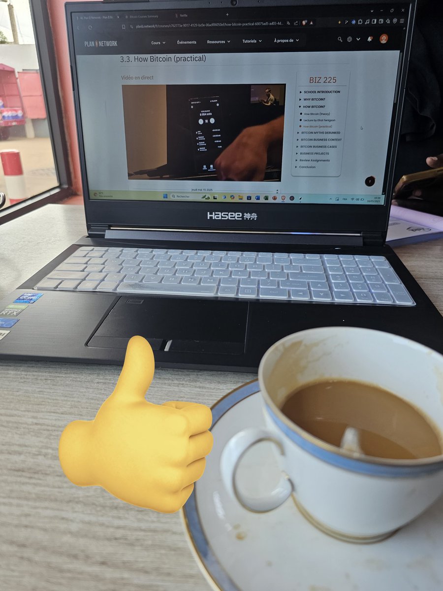 jtonougba's tweet photo. From the streets of Lomé, TOGO 🇹🇬 — West Africa — to the nodes of Bitcoin.

Locked in with @planb_network and a hot cup of focus ☕.

#PlanBNetwork #BitcoinLearning #SoundMoney #Bitcoin https://t.co/tKwIHQC9N6