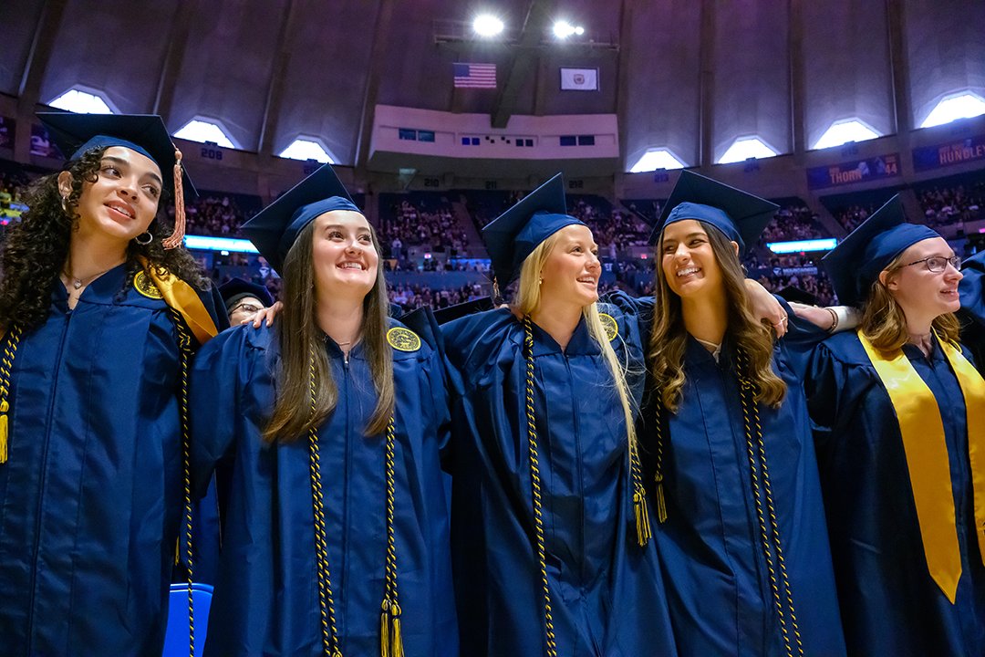 The big day is here! 🎉 School of Public Health will celebrate commencement today (Friday, May 16) at noon at the WVU Coliseum.

All commencement ceremonies will be live-streamed and archived at: graduation.wvu.edu.