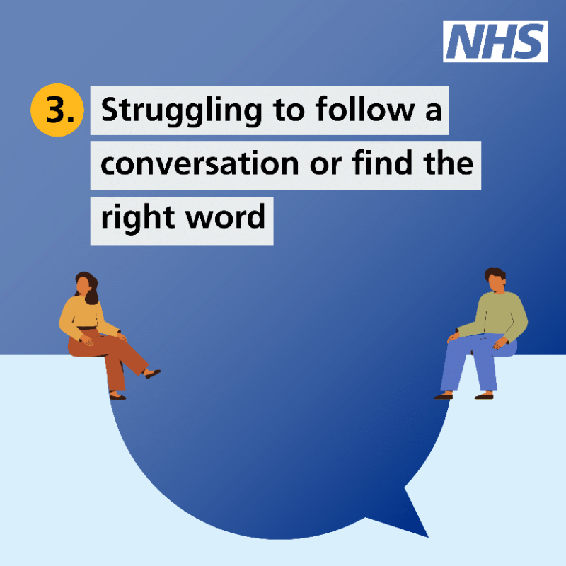 NHSuk's tweet photo. Different types of dementia can affect people differently, and everyone will experience symptoms in their own way.

However, there are some common early symptoms that may appear some time before a diagnosis of dementia.

https://t.co/UTSBlj1B0Z  

#DementiaActionWeek