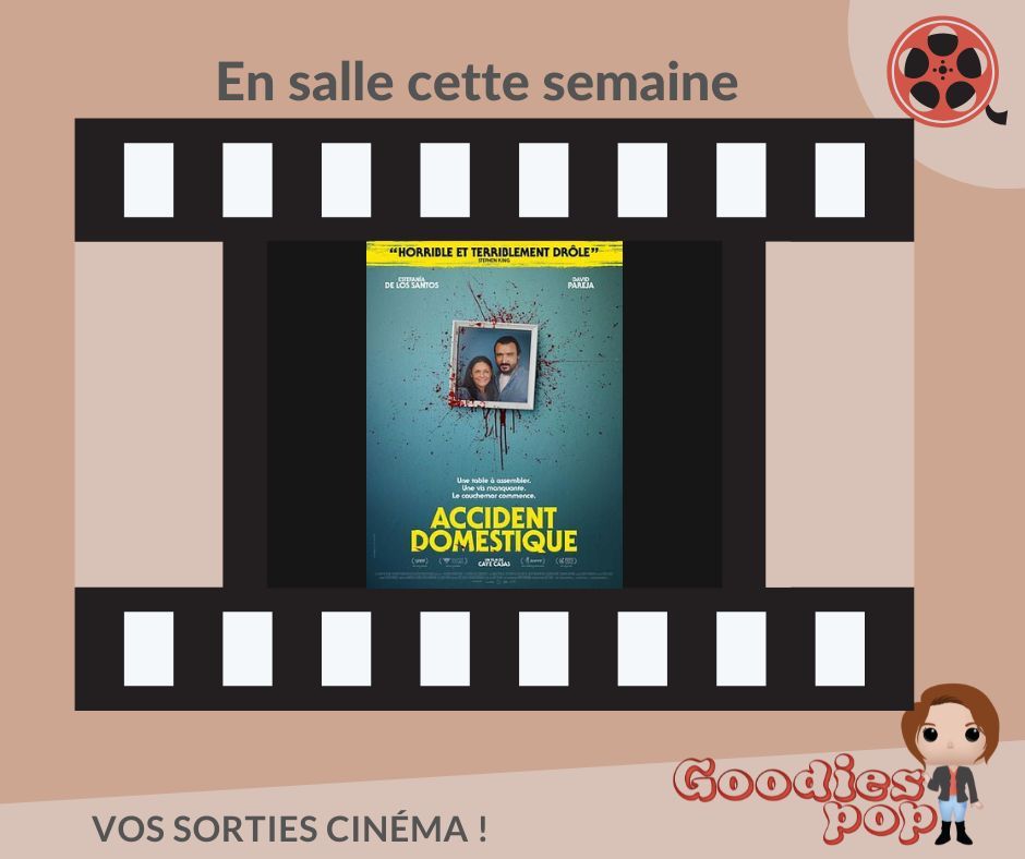 Les #sorties #ensallessemaine20
#Accidentdomestique
Genre comédie, épouvante-horreur, thriller. De Caye Casas.
Avec Estefanía de los Santos, David Pareja, Claudia Riera. 
 
Pour les #bandesannonces c'est par ici :  urls.fr/x_u6YD