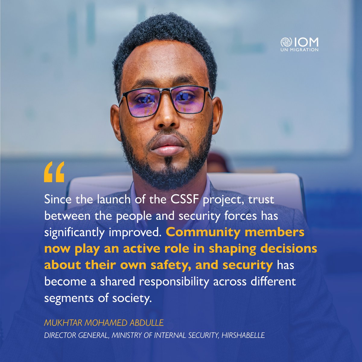 iom_somalia's tweet photo. The Collaborative Safety and Security Framework (CSSF) aimed to address widespread mistrust between communities &amp; government forces in recently liberated areas of Hirshabelle, &amp; improve local communities' roles in decision-making related to security.
 
Supported by @UKinSomalia. https://t.co/WSqhM5s7Rp
