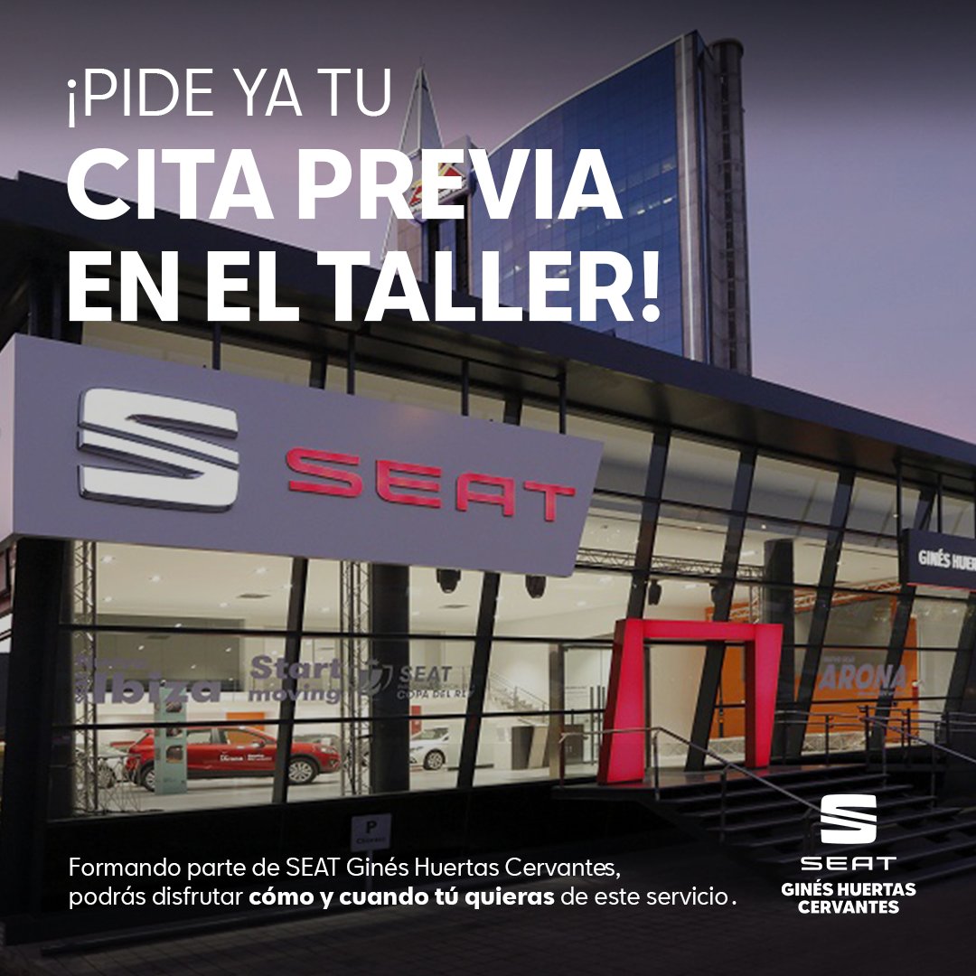 Tu tranquilidad, nuestra prioridad. 💫

¡Pide tu cita previa ya en el taller y deja tu SEAT en las mejores manos!

🔗 f.mtr.cool/xqomexeaxe

📍 Espinardo (Murcia) 📱 968 307 700
📍 Cartagena 📱 968 330 100
📍 San Javier 📱 968 330 312 
📍 Lorca 📱 968 407 111