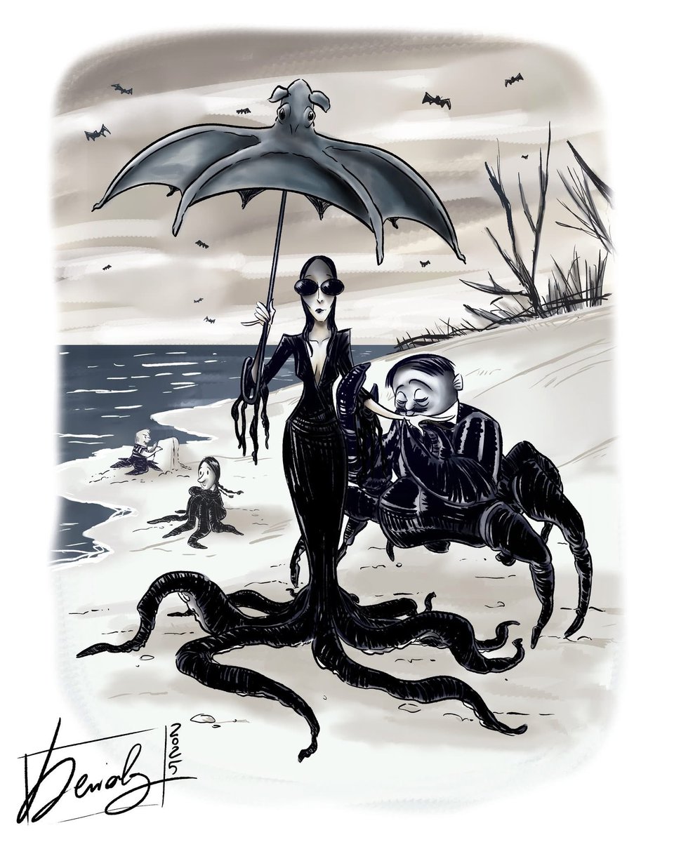 twittadeniols's tweet photo. @StudioGhibliIT @DisneyStudiosIT @DisneyStudios @DisneyPlus @DisneyIT @DisneyPixarIT @Pixar @LiZaOutlives Black is such a happy color. ๐ค
#MerMay #MerMay2025 #BeachGoth #AddamsFamily #Wednesday #Art #Deniols https://t.co/CmhiFziv43