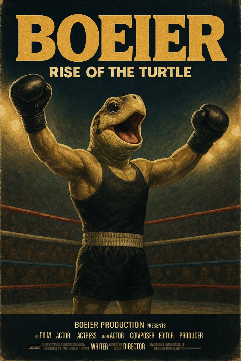 You think she’s slow? Watch her take hits and come back 🐢🥊 $BOEIER