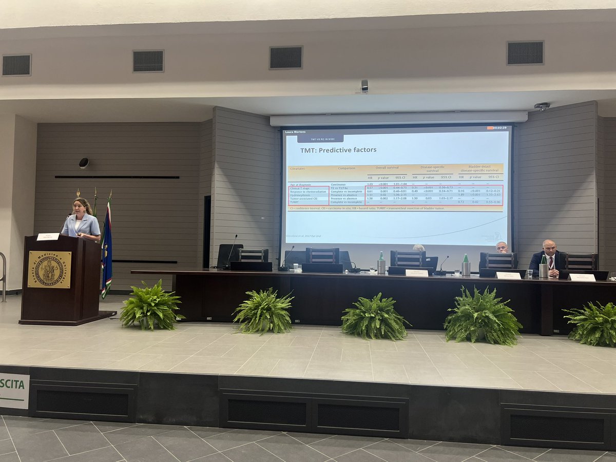 Symp for Multidisciplinar Advancement in UroOnco (@synergy_uro) on Twitter photo 📢 On stage now at #Synergy: Prof. <a href="/LAUrology_NL/">Laura S. Mertens</a> 🇳🇱
🎓 Delivering an important lecture: “Trimodal Therapy vs Radical Cystectomy: Current Evidence and Future Perspectives” ⚖️🧪
A critical look at treatment pathways in muscle-invasive bladder cancer 🧠🔍 📢 On stage now at #Synergy: Prof. <a href="/LAUrology_NL/">Laura S. Mertens</a> 🇳🇱
🎓 Delivering an important lecture: “Trimodal Therapy vs Radical Cystectomy: Current Evidence and Future Perspectives” ⚖️🧪
A critical look at treatment pathways in muscle-invasive bladder cancer 🧠🔍