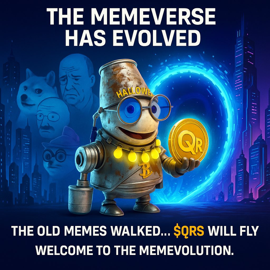 QuantarAi_QRS's tweet photo. The Old Memes Walked… $QRS Will Fly.
Welcome to the Memevolution.
Memes were fun.
Memes were wild.
But now, memes are intelligent.
$QRS isn’t just a memecoin — it’s a movement.
#QRS #Memevolution #QuantarAI https://t.co/S7NFXvLzae