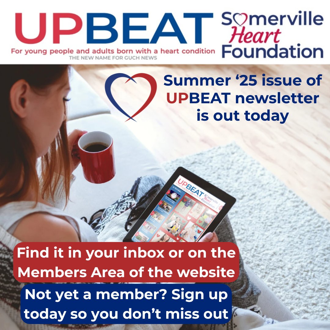 The Summer '24 issue of UPBEAT newsletter is out tomorrow!

If you're already a Friend it will be sent to your inbox or you can read it in the Members Area.

If you're not yet a Member sign up today so you don't miss out! 😍sfhearts.org.uk/sign-up/