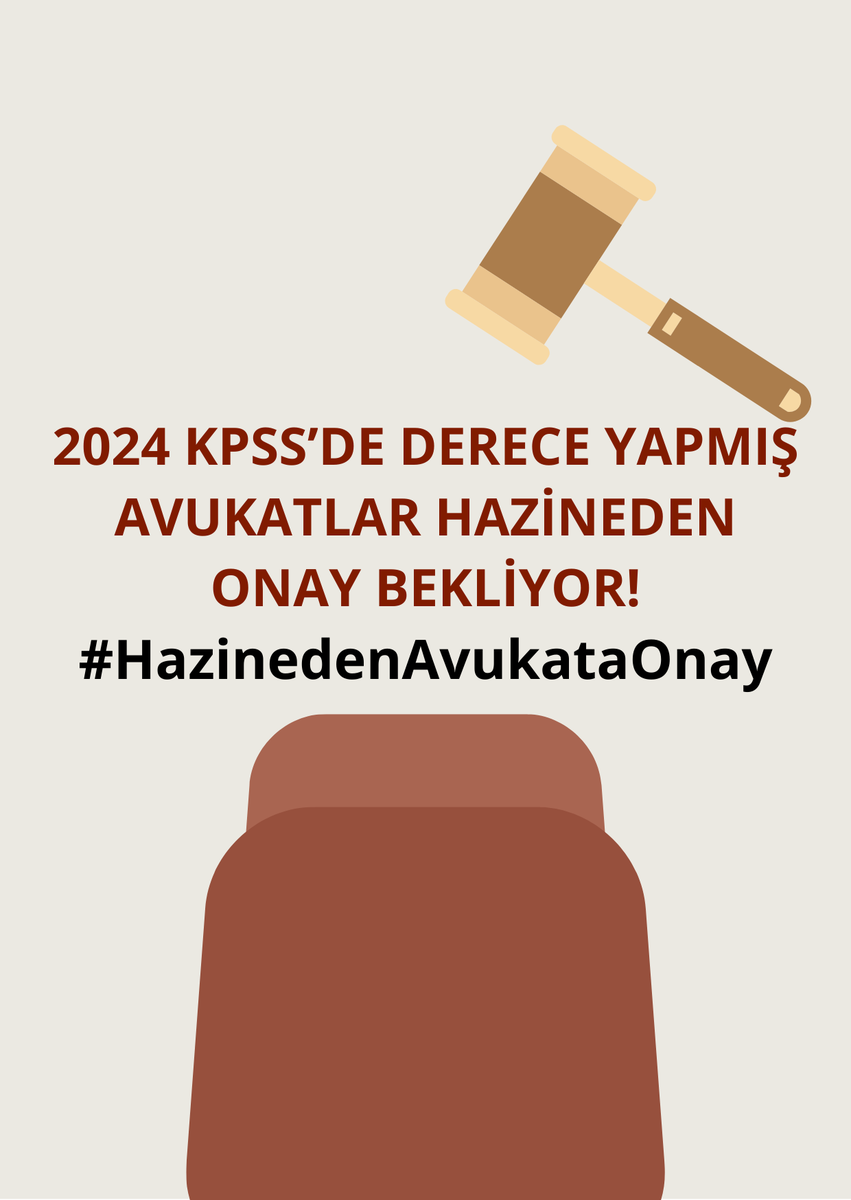 Avukatsız kamu savunması eksiktir eksik savunma devletin itibarını zedeler
<a href="/cbsbb/">T.C. Cumhurbaşkanlığı Strateji ve Bütçe Başkanlığı</a> <a href="/senelibrahim_/">İbrahim Şenel</a> <a href="/tcbestepe/">T.C. Cumhurbaşkanlığı</a> <a href="/RTErdogan/">Recep Tayyip Erdoğan</a> @tccbiko <a href="/_cevdetyilmaz/">Cevdet Yılmaz</a> #HazinedenAvukataOnay