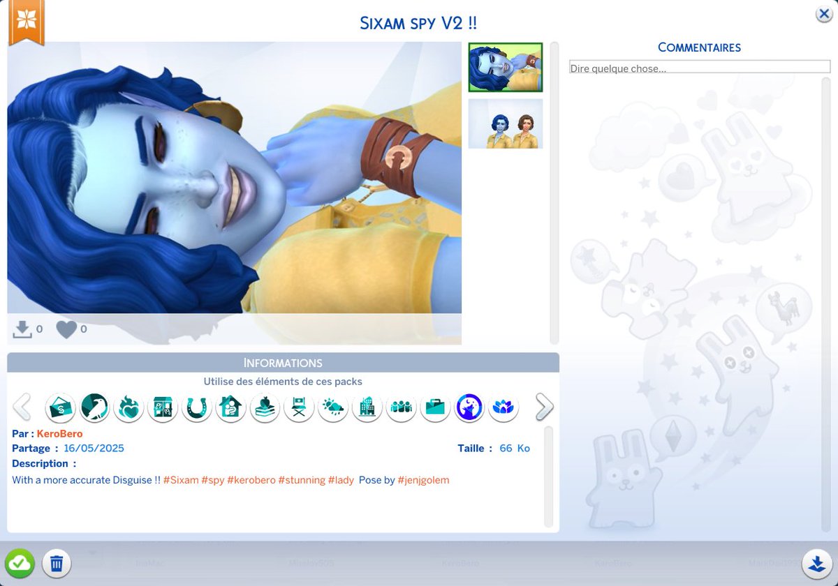 mekaiju7's tweet photo. V2 Prete // V2 Ready :
#ShowUsYourSims #sixam https://t.co/SmLl7iNxHE