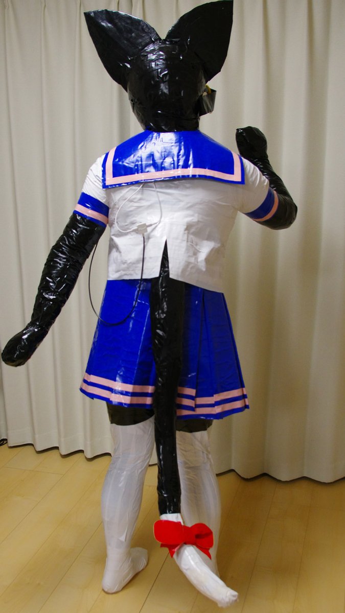 NyoRubber's tweet photo. ビニテマミーでセーラー服作って頂きました。ほんとすごい。 https://t.co/x9ItkJxNeH