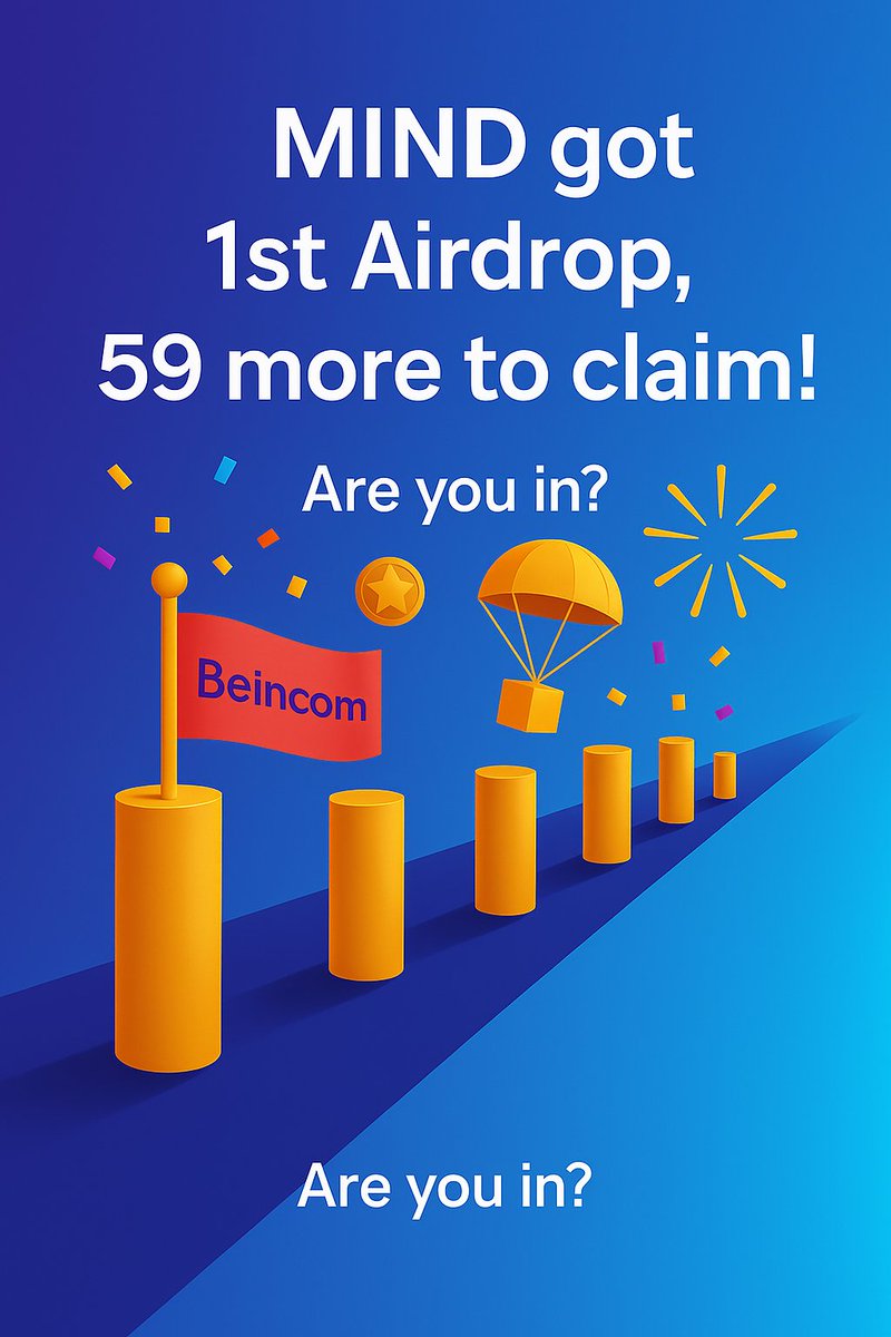 Lucydpc5's tweet photo. Only the beginning - 59 months ahead, more to earn. Still grinding daily! Join before next drop!
@BeincomOfficial
#Beincom #AirdropBIC #BeincomWeek https://t.co/iSHQ9bIRBz