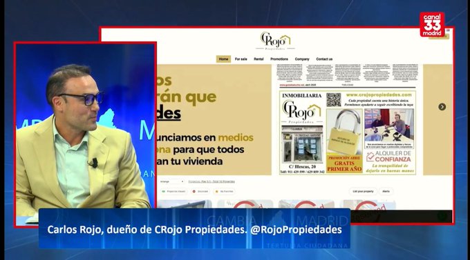 Entrevista al alcalde de Alpedrete, tertulia de concejalas y entrevista a Carlos Rojo, de CRojo, en 'Cambia Madrid'
canal33.info