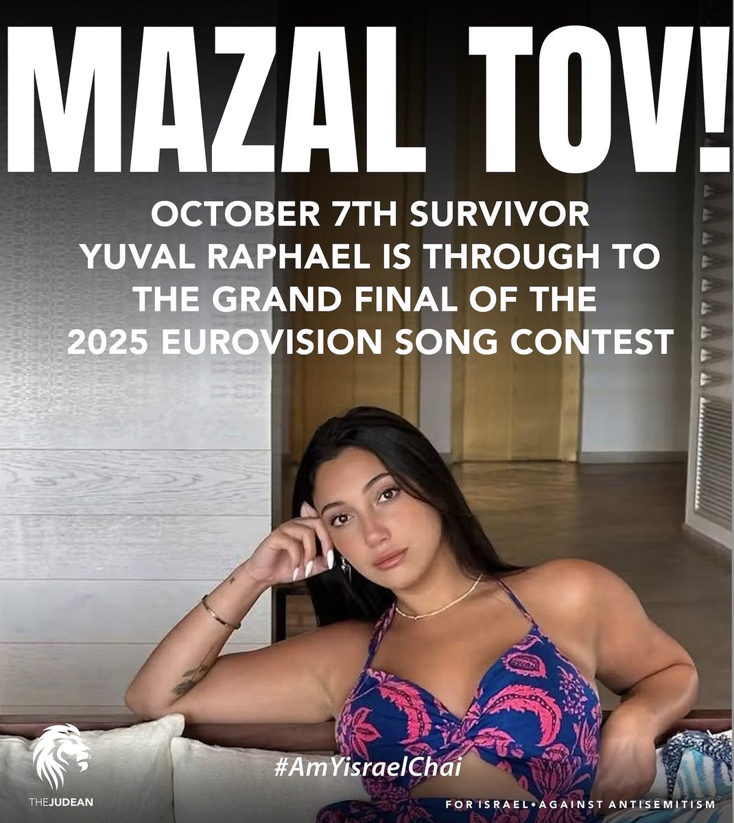 Yuval Raphael epitomises the strength and resilience of the Jewish people. Last night, having survived the horrors of the October 7th terrorist massacre, she reached the Grand Final of the Eurovision Song Contest. Once again, she demonstrated to the world that in the face of