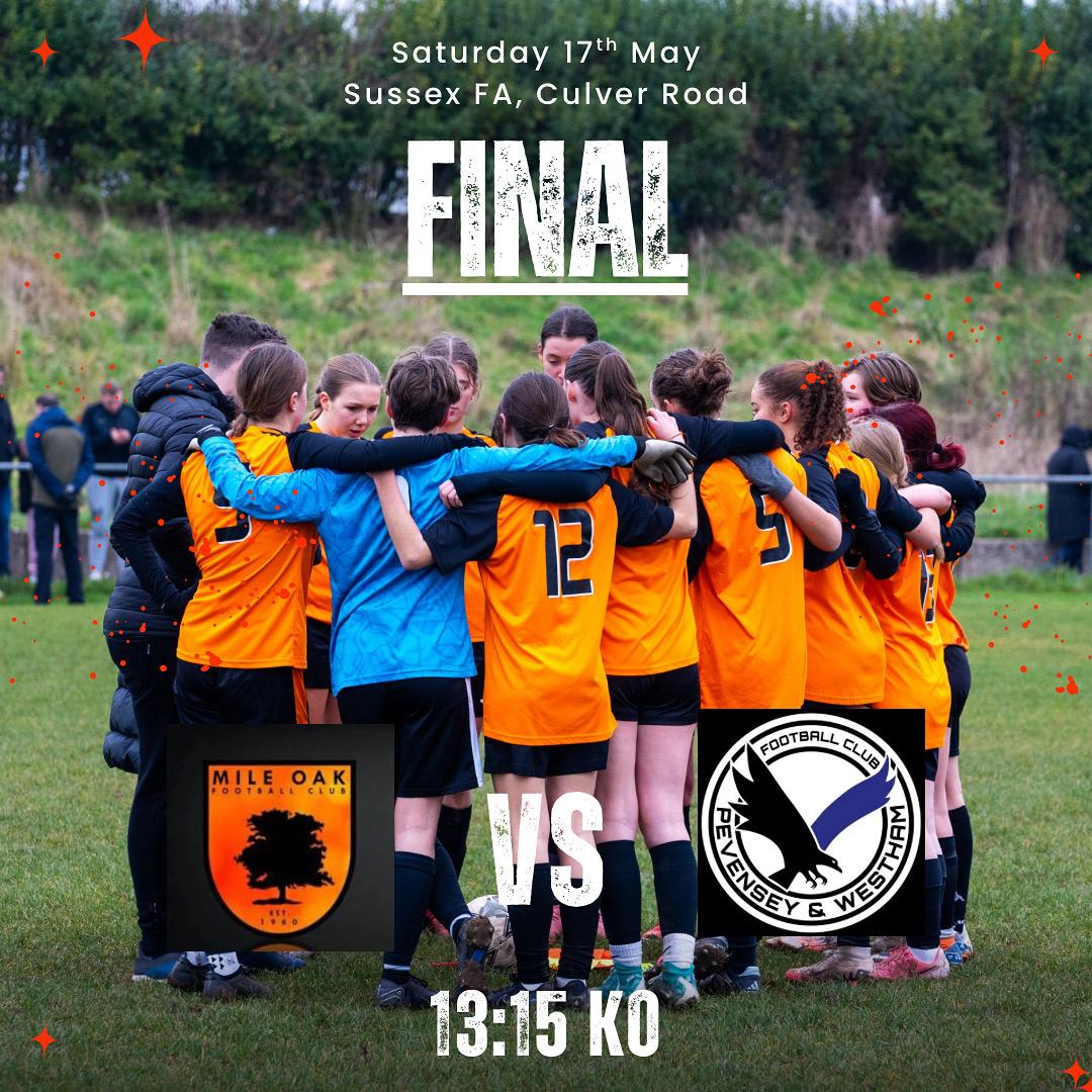 Huge Good Luck to our u18 Girls in their Cup Final tomorrow.

They've had to wait months since their last league game, but the wait is finally over. 

Support more than welcome 

🧡🖤