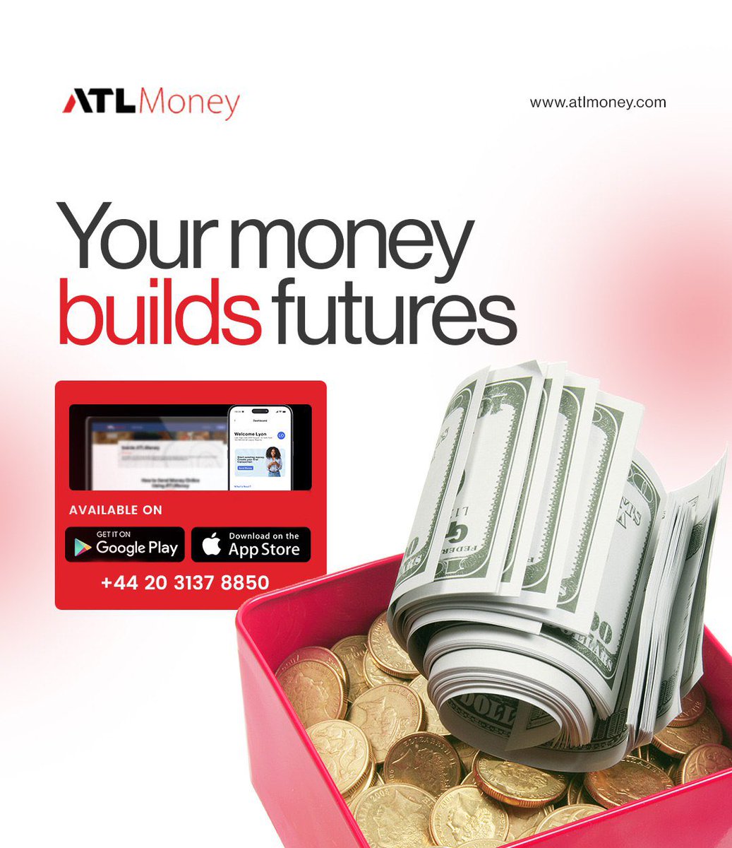 AtlmoneyT's tweet photo. Plan your transfers. Control your spending.
Get the best only with ATLMoney ✅

#ATLMoney #FinancialFreedom #GlobalConnections #SendNow #SmartMoney #BetterDeals #BetterRates #GlobalSupport https://t.co/3GC8ruF3b2