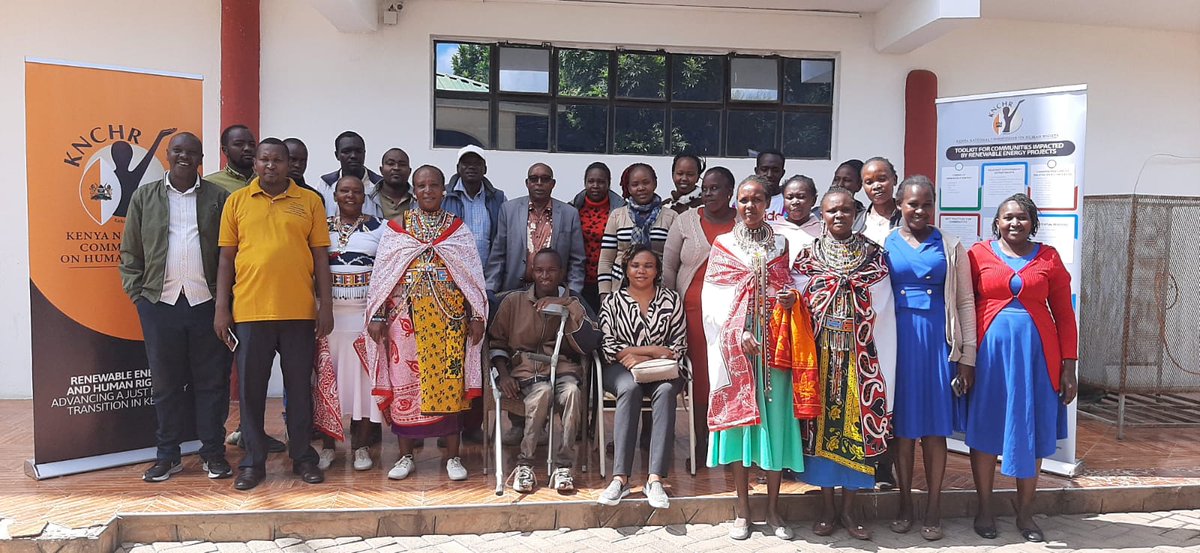 KNCHRLaikipia's tweet photo. KNCHR held a 2-day training in Suswa for the indigenous community on Monitoring Renewable Energy Projects’ Compliance to Human Rights. Participants gained knowledge on legal frameworks, human rights safeguards, and practical monitoring tools. #KNCHR #HumanRights #RenewableEnergy https://t.co/sK4McmBNXX