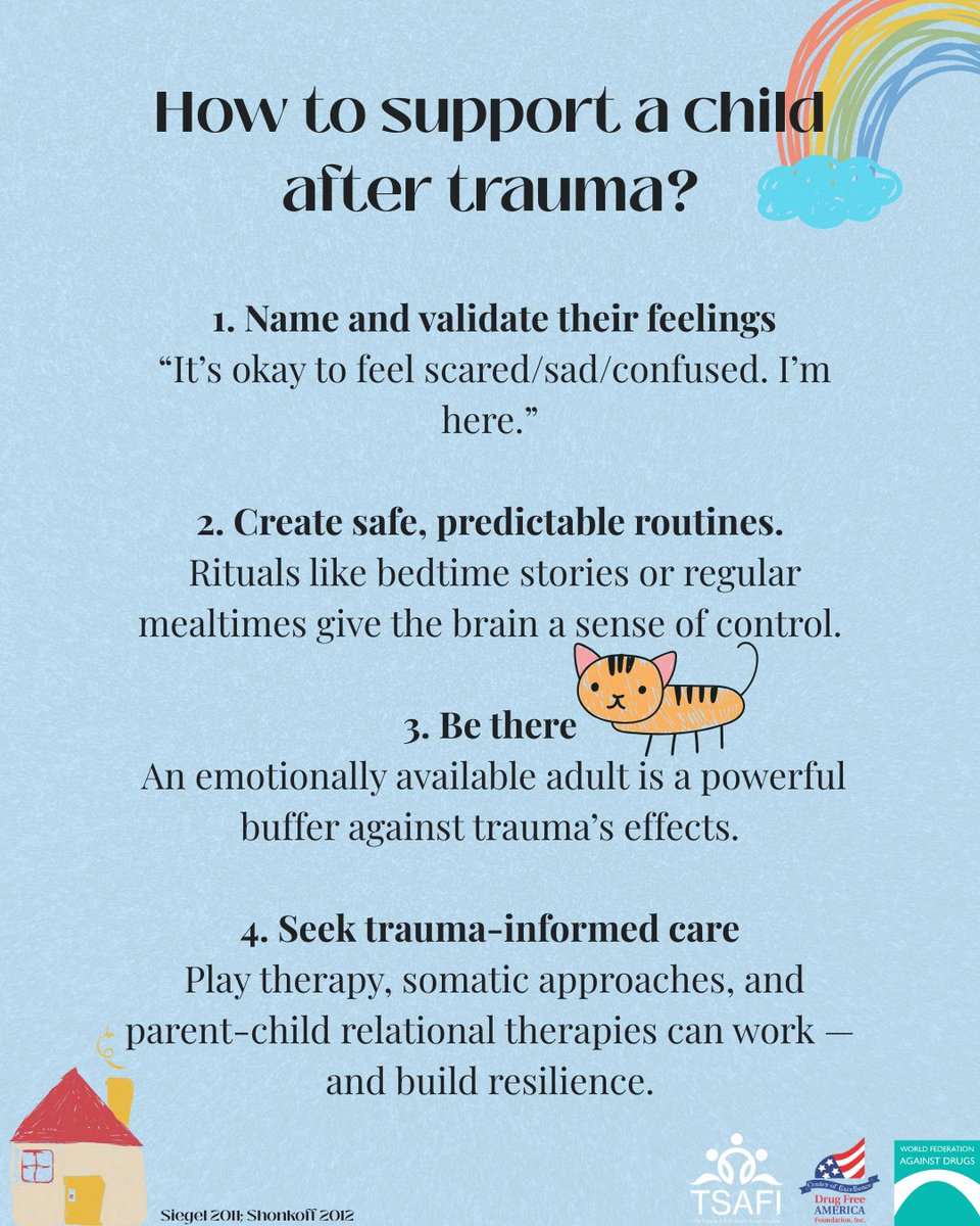 DrugFreeAmerica's tweet image. TSAFI’s global campaign continues to debunk myths about trauma and addiction—with science. This myth was shared by Asia Ashraf from Pakistan
#TSAFI #MHAM2025 #TraumaInformedCare
.
instagram.com/p/DJrG7lOO86V/