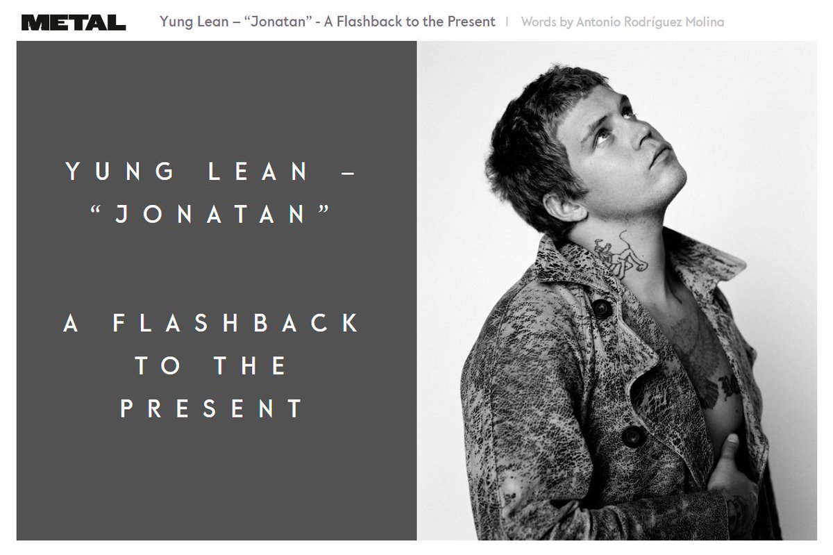 awerpower's tweet photo. After ten albums of successfully experimenting within cloud rap with his unique, understated style, #Jonatan, Yung Lean's new album, is where we are: a complete change of scenery about becoming an adult.
I reviewed it for @Metal_Magazine: https://t.co/K1iatWgxhD @orienteer https://t.co/9Es5T6dbkp