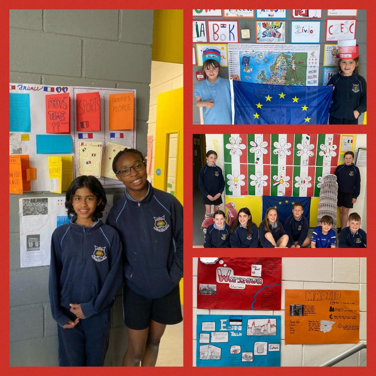 Scoil Niocláis (@scnioc) on Twitter photo We recently celebrated Europe Day in Scoil Niocláis. The children really enjoyed taking part and celebrating inclusivity and cultural diversity. Thank you to all the children and teachers who created beautiful projects and art work <a href="/BlueStarProg/">Blue Star Programme</a> <a href="/langsconnect_ie/">Languages Connect</a> #EuropeDay2025 We recently celebrated Europe Day in Scoil Niocláis. The children really enjoyed taking part and celebrating inclusivity and cultural diversity. Thank you to all the children and teachers who created beautiful projects and art work <a href="/BlueStarProg/">Blue Star Programme</a> <a href="/langsconnect_ie/">Languages Connect</a> #EuropeDay2025