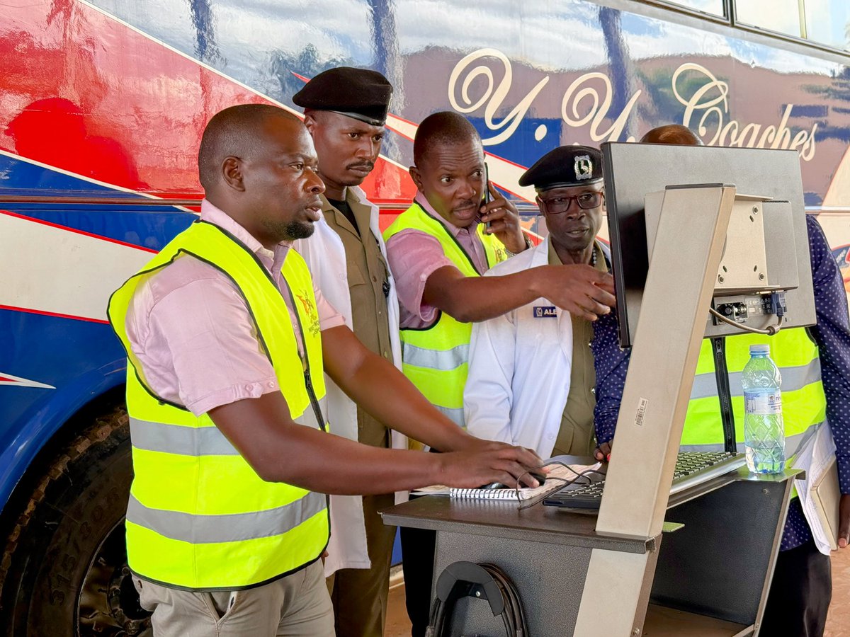 MoWT_Uganda's tweet photo. UNDERWAY: A comprehensive inspection of all Y.Y Coaches buses is ongoing at the Namanve Motor Vehicle Inspection Station following a directive from the Minister of State for Works & Transport [Transport] @HonByamukama .

This follows recent road crashes involving the company’s buses along Katosi— Kyetume—Nyenga/Njeru and Pakwach—Arua highways. 

The Ministry has since suspended their operations for 15 days to allow for thorough investigations and a full compliance audit before resumption of operations.