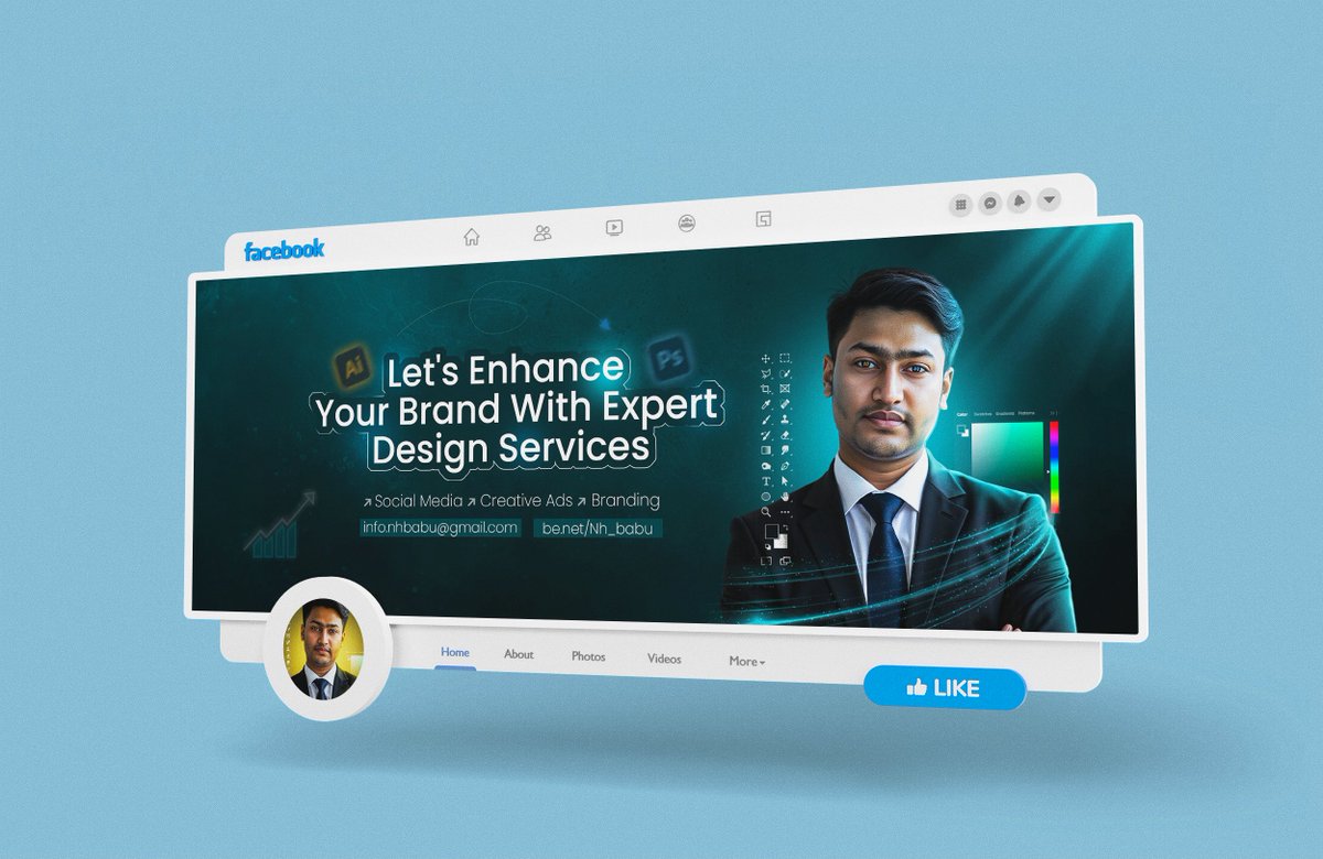 Nhbabuu's tweet image. Facebook Cover Design

#facebookcoverdesign #facebook #design
Full project link in the comment below