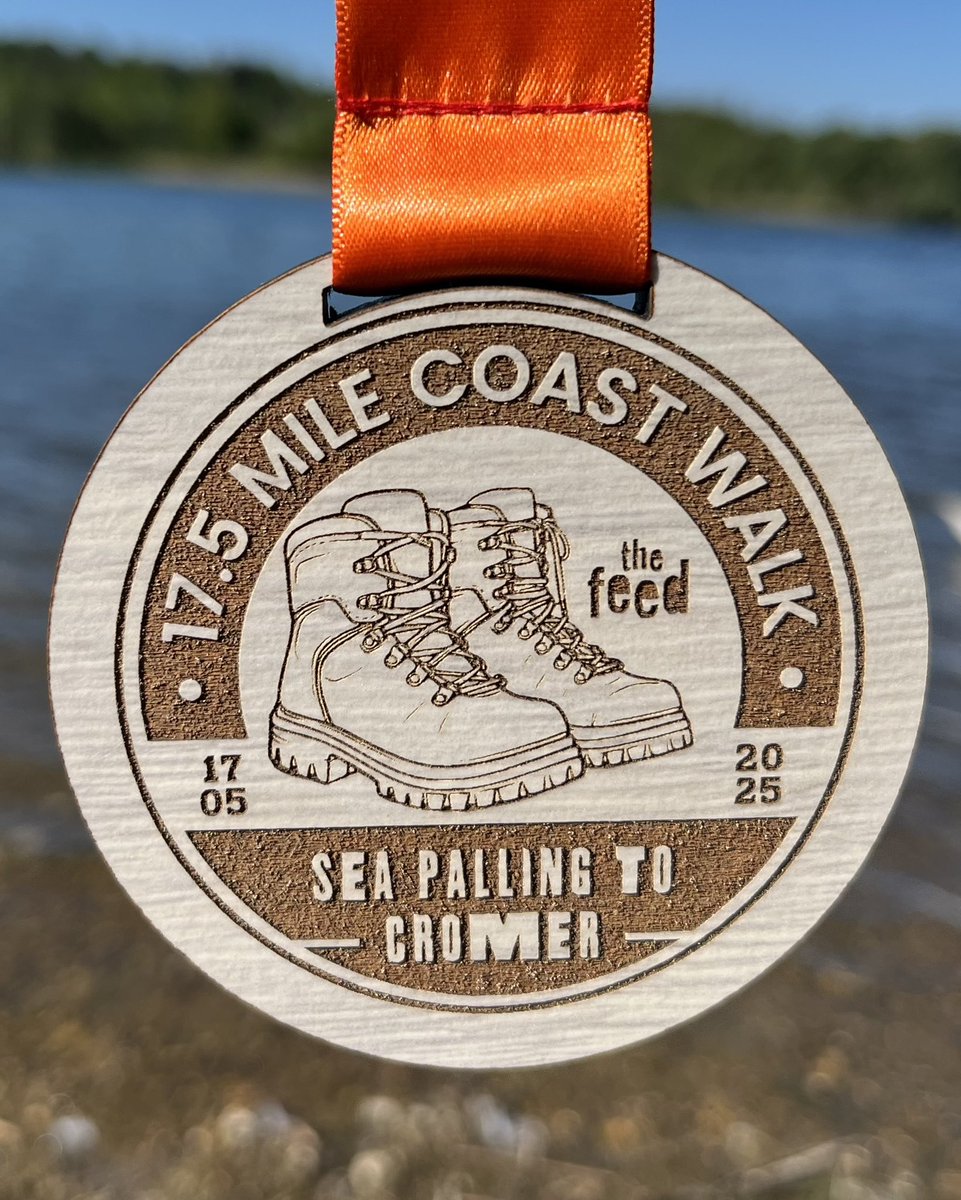 Tomorrow is the day that almost 50 fundraisers take on the 17.5 mile Coast Walk from Sea Palling to Cromer 🥾🏖️

All to raise important funds that will go towards helping local people 🧡