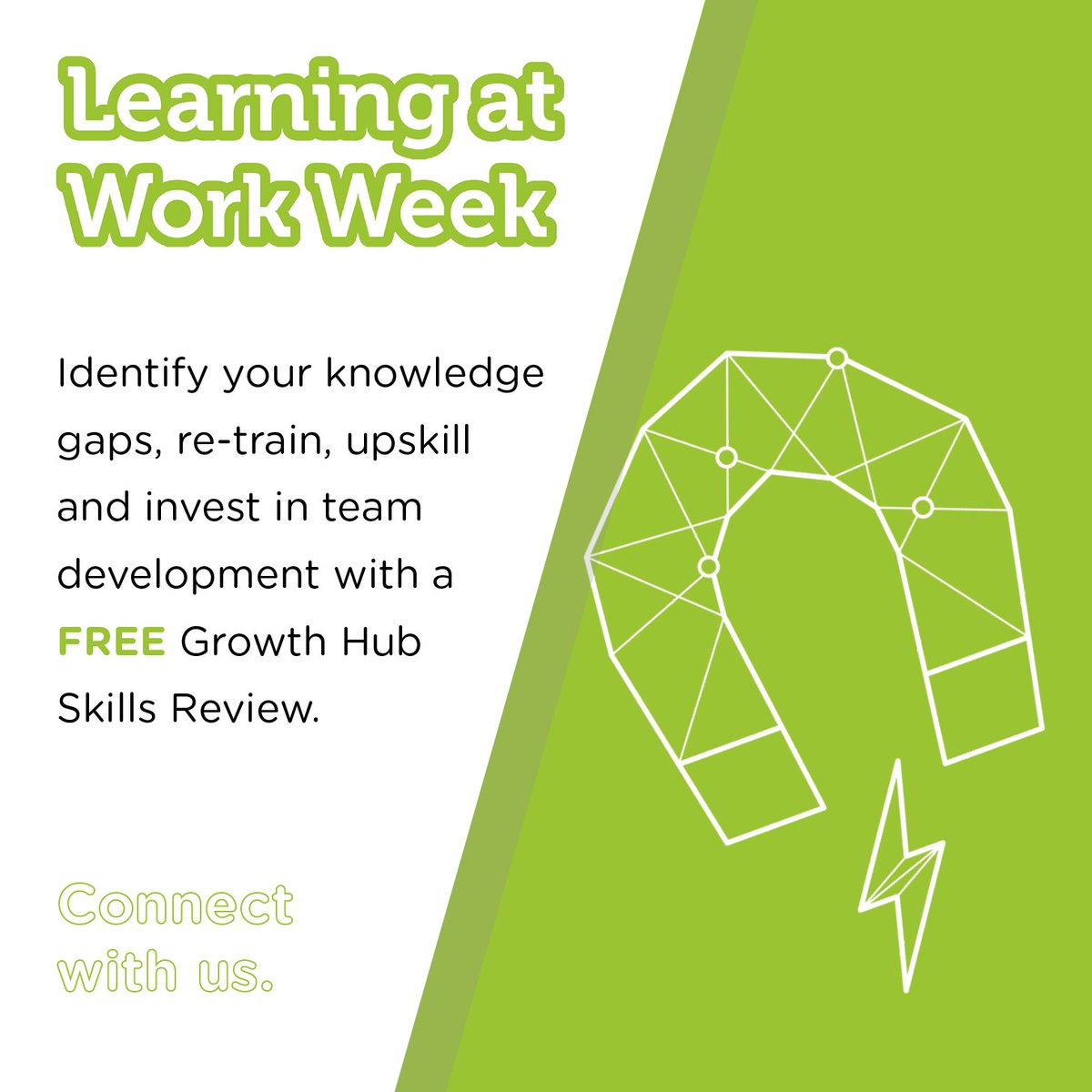 Learning is all about making connections and so is Learning at Work Week! Connect with your team to find out where the training needs, knowledge gaps or upskill opportunities are, and connect with us to help meet your needs with a FREE Skills Review.
