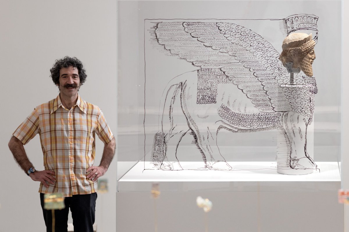 TodayAssyria's tweet photo. A Conversation Across Time: Assyria, Greece, and the Art of Michael Rakowitz.
https://t.co/i5OPmuGSDk
#Assyria #Greece #MichaelRakowitz #Assyrian #Greek #Art #AssyrianHeritage #AssyrianHistory #AcropolisMuseum https://t.co/XdSBye3ijN