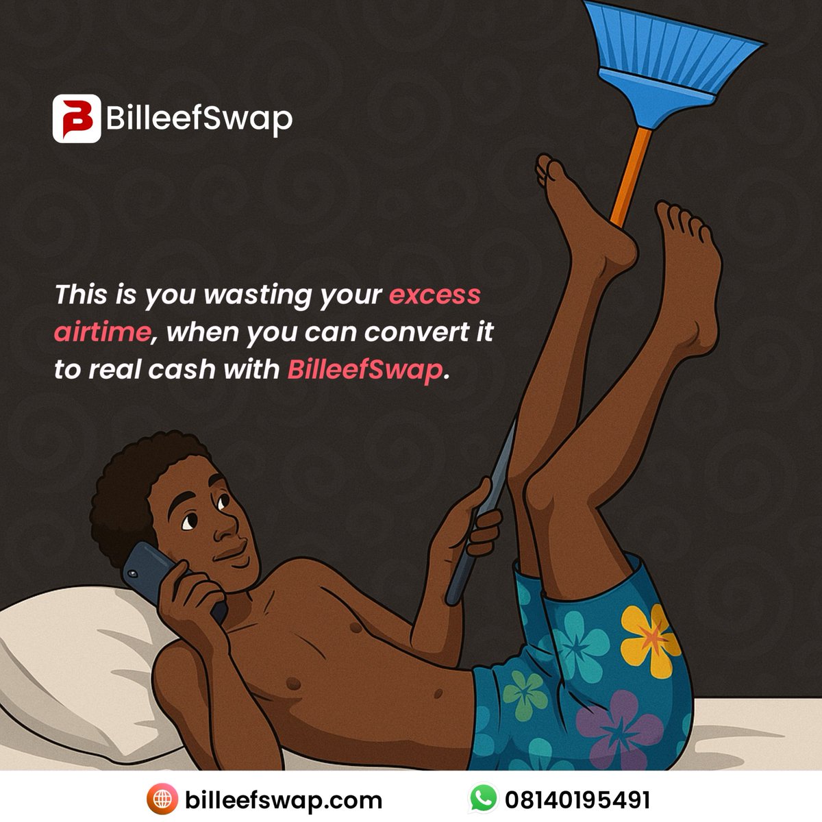 BilleefSwap's tweet photo. That Airtime fit buy you lunch, you no know?
Visit https://t.co/dqCLuGAWNA or WhatsApp via https://t.co/yhW8WWWOUO https://t.co/spH8BuXIlI