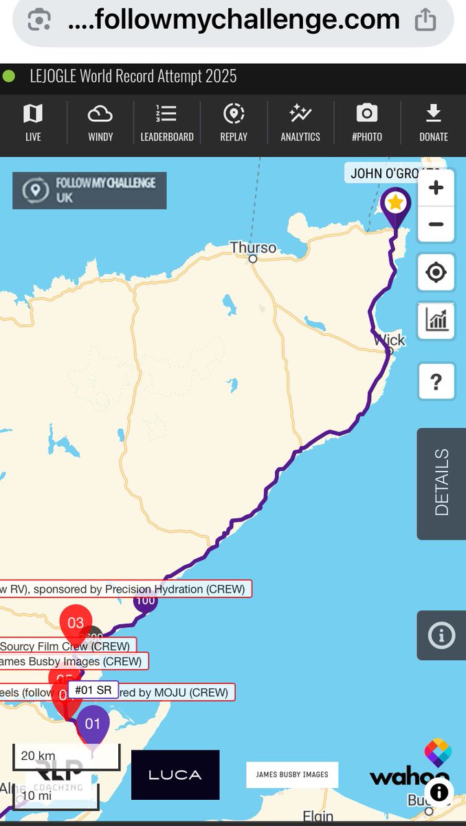 ChallengerWSM's tweet photo. Sarah Ruggins is on the A9 home straight….World Record is in sight 🙏💪 Amazing to witness this epic achievement in cycling. #dotwatching #followmychallenge https://t.co/tvGSUe0YEF