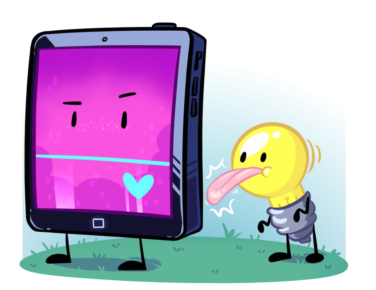 IceTheCatArtist's tweet image. MePad is delicious and must be licked 😋🩵
#InanimateInsanity #MePad #Lightbulb #LightPad