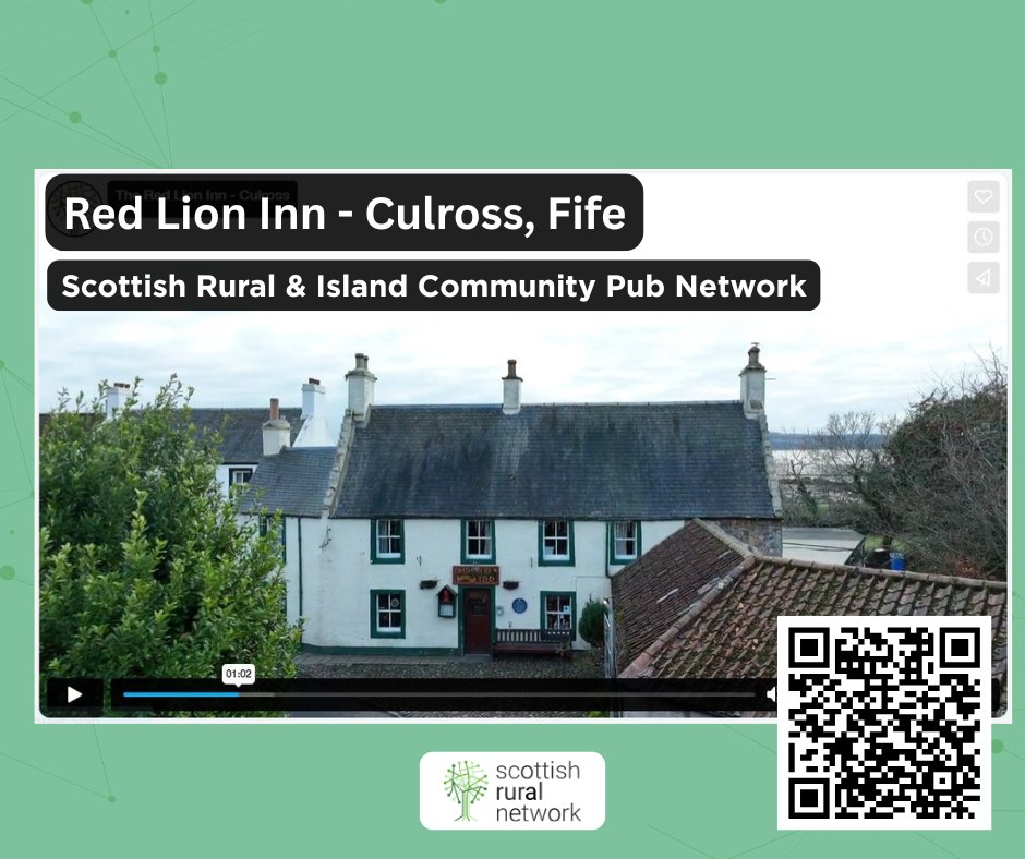 Scottish Rural Network (@scotruralnet) on Twitter photo Our latest video features the Red Lion Inn, Culross & shows how community-led action led to the it being taken into community ownership. Thanks to <a href="/Plunkett_UK/">Plunkett UK</a> & <a href="/demfinscot/">Democratic Finance Scotland</a> for co-producing the film!
📽️➡️: tinyurl.com/49whchr3
<a href="/BGFife/">Business Gateway Fife</a> <a href="/FifeCouncil/">Fife Council</a> <a href="/DTAScot/">Development Trusts Association Scotland</a> <a href="/ScotGovRural/">Scot Gov Rural</a> Our latest video features the Red Lion Inn, Culross & shows how community-led action led to the it being taken into community ownership. Thanks to <a href="/Plunkett_UK/">Plunkett UK</a> & <a href="/demfinscot/">Democratic Finance Scotland</a> for co-producing the film!
📽️➡️: tinyurl.com/49whchr3
<a href="/BGFife/">Business Gateway Fife</a> <a href="/FifeCouncil/">Fife Council</a> <a href="/DTAScot/">Development Trusts Association Scotland</a> <a href="/ScotGovRural/">Scot Gov Rural</a>