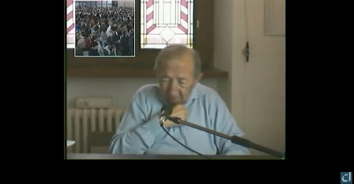 Nel 2002 don Giussani intervenne agli Esercizi della Fraternità di #CL. 🎥Guarda il video che è stato riproposto durante gli Esercizi della Fraternità 2025 👇
youtube.com/watch?v=hNtZcp…