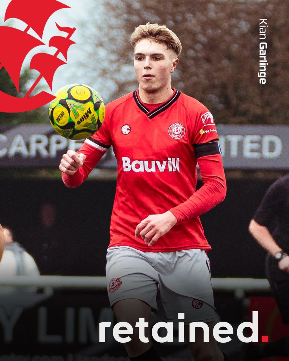 𝗥𝗘𝗧𝗔𝗜𝗡𝗘𝗗 𝟮𝟬𝟮𝟱/𝟮𝟲

Kian Garlinge has committed his future to the Chats ahead of next season!  

Early Bird 25/26 Season Tickets:
🎟️ shorturl.at/5gLMH

🔴⚪️⚫️ #UpTheChats