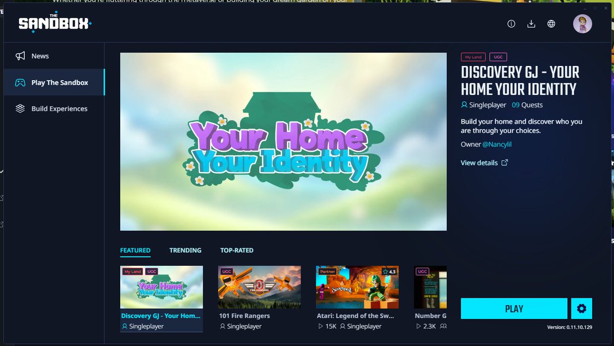✨"Your Home Your Identity" is now featured on <a href="/TheSandboxGame/">The Sandbox</a> homepage! 🙌
Massive thanks for the spotlight 🥰
Go play and find your true self here:
👉 sandbox.game/en/experiences…