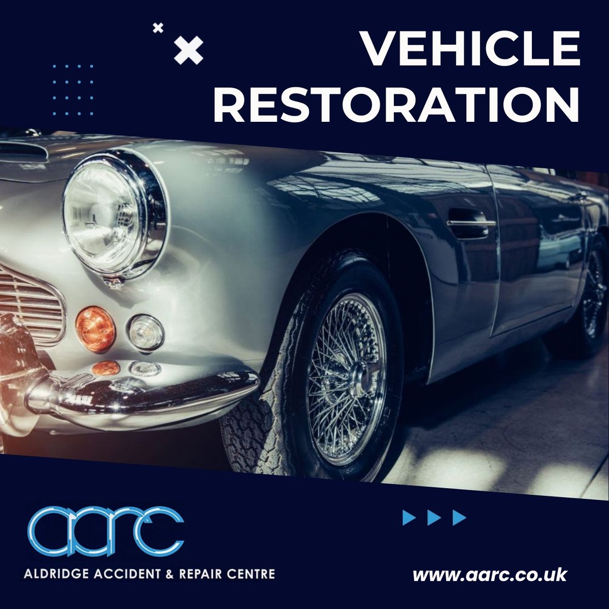 AARC have the experience &amp; skilled expertise to carry out full professional vehicle restorations at our workshop in Walsall for all classic makes and models. 🚗

#ClassicCar #Restorations #Paintwork
