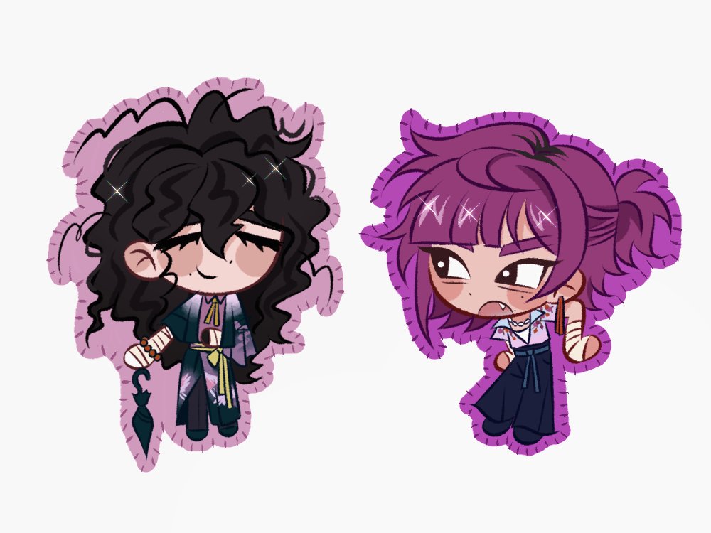 커미션 작업 완료했습니다🖤💜