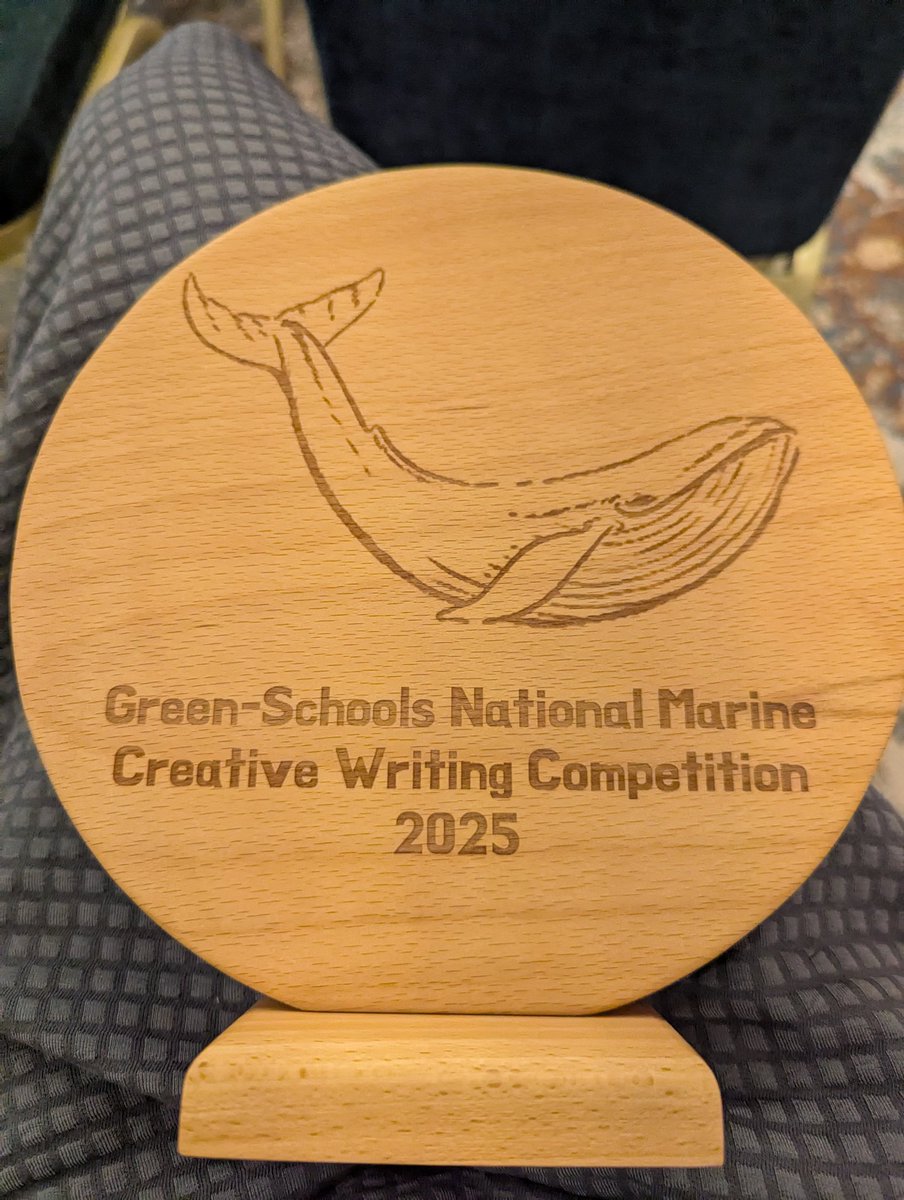 e_adach's tweet photo. At the Green Schools Marine  Environment Awards 2025 @AnTaisce @GreenSchoolsIre celebrating our young writers who teach us how to protect our oceans.
Really proud of my talented daughter who came 2nd in the 5th &amp; 6th class category with her poem 'Deep Dark Blue' 🧜🏻‍♂️🐬 https://t.co/AAzORn4GOi