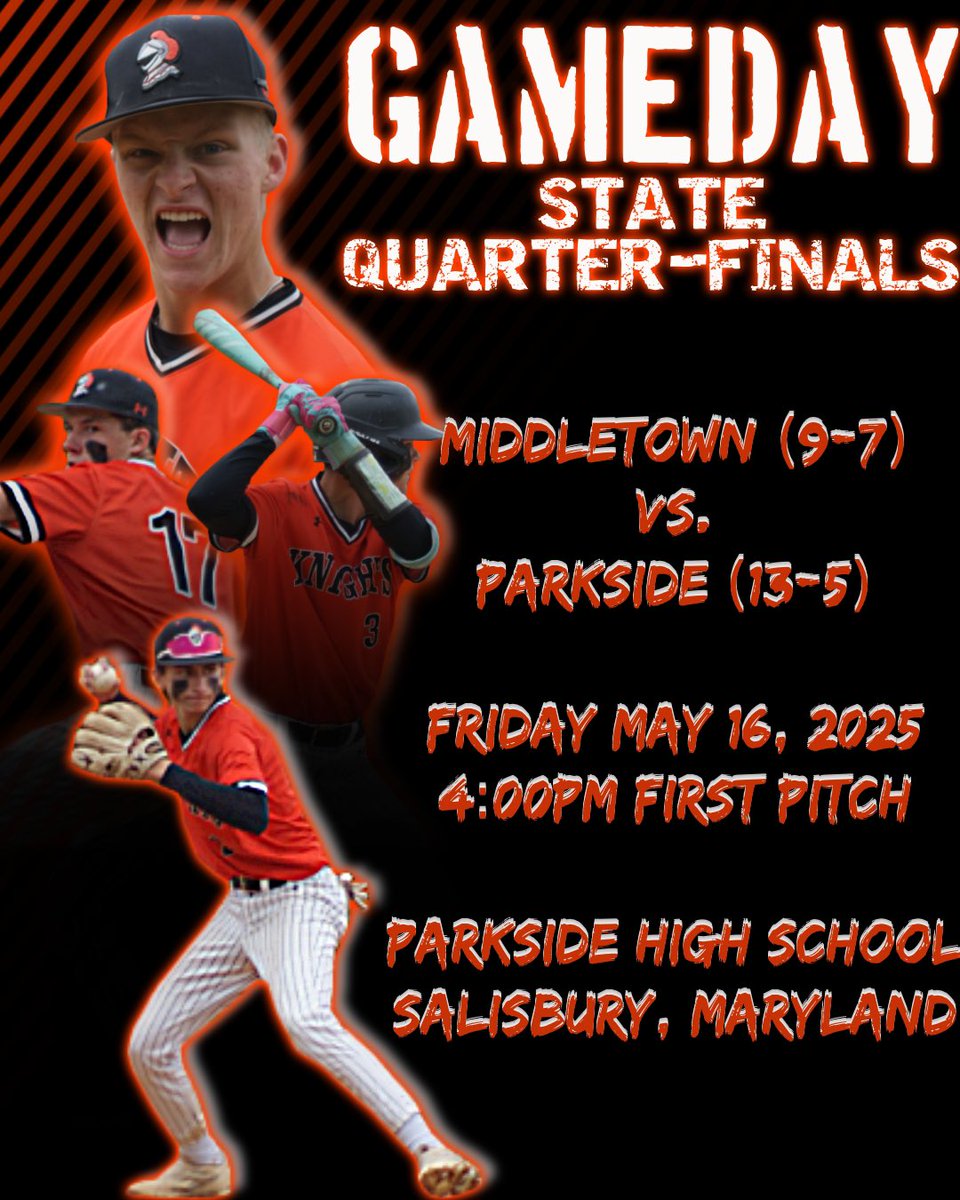 gomhsbaseball's tweet image. LETS DO THIS THING! We are ready to go for Round 4 for the MD 2A State Quarterfinals! 

🎟️: $6 Admission online thru GoFan or at the gate (card only, cash not accepted) 
gofan.co/event/3624596
Live Scoring via GameChanger: web.gc.com/teams/ZPsoNTC6…