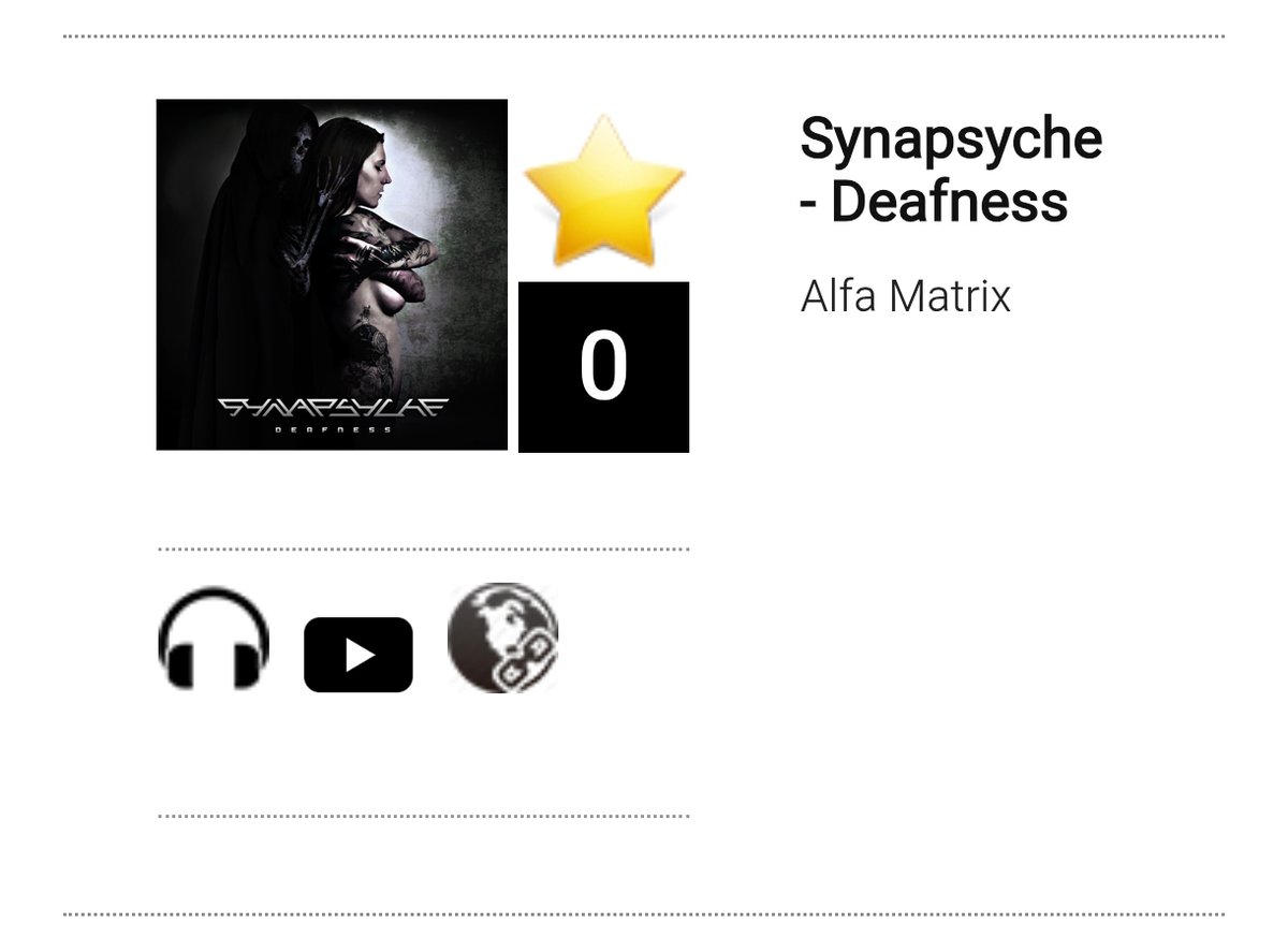 Synapsyche's tweet image. DEAFNESS has finally entered the &quot;top new tracks&quot; section of #GEWC [German Electronic Web Charts]!

📈 WATCH THE CHARTS: ► gewc.de
♪ Listen/Purchase DEAFNESS: ► band.link/deafness

#synapsyche #newsingle #newep #charts