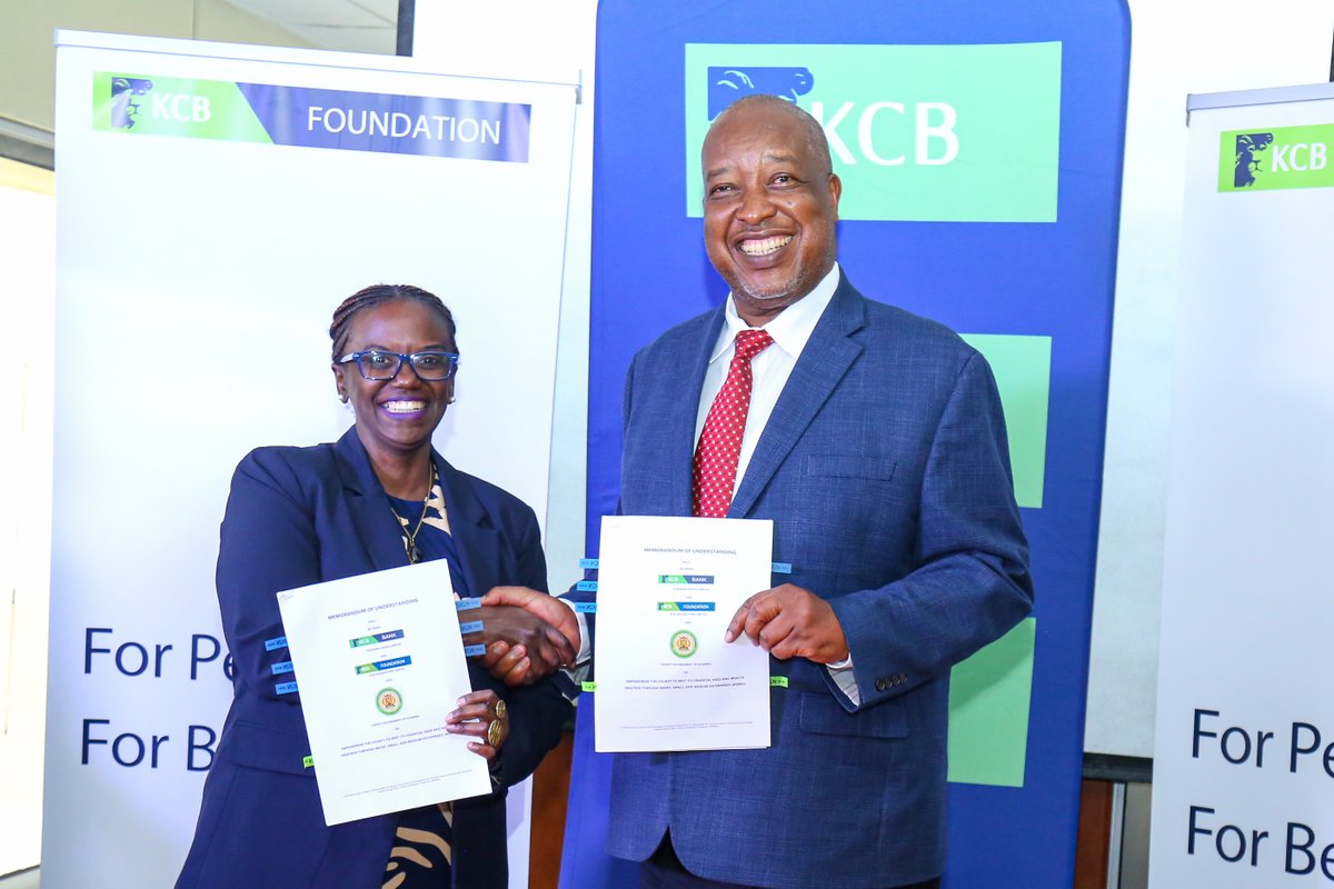 KCBInKenya's tweet photo. KCB Foundation has partnered with @Nyamira_County to jointly contribute KShs. 30 million, on a 1:1 ratio to roll out the KCB Foundation 2Jiajiri vocational youth skilling programme, which seeks to technically equip the youth and create direct and indirect employment opportunities through self-employment and enterprise development.

#ForPeopleForBetter #KCBNiYetu