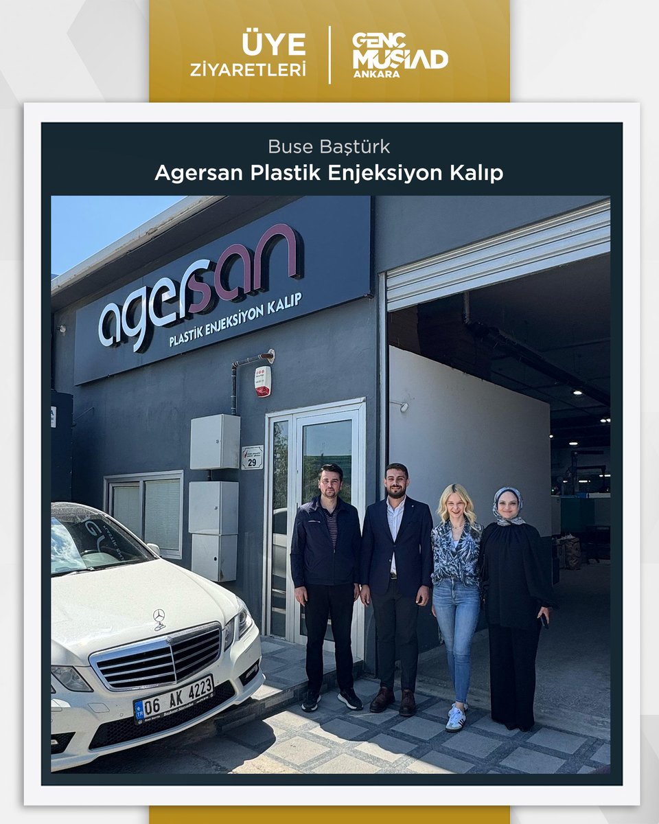 📍 Genç MÜSİAD Ankara Üye Ziyaretleri

🏢 Aykapen PVC Pencere ve Kapı Sistemleri – Sn. Abdullah Şevket Aynacı
🏭 Agersan Plastik Enjeksiyon Kalıp – Sn. Buse Baştürk
📚 Günay Yayınları – Sn. Hüseyin Emre Canbolat

Nazik ev sahiplikleri için teşekkür ederiz.