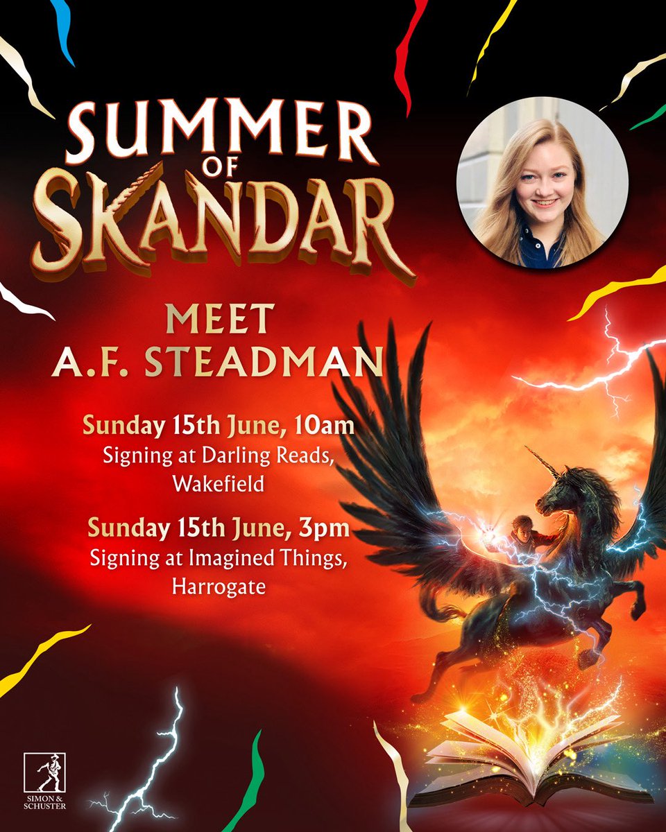 Announcing the SUMMER OF SKANDAR events! I’ll be signing your Skandar books at some wonderful independent bookshops this June and chatting all things bloodthirsty unicorns - I can’t wait to meet you!