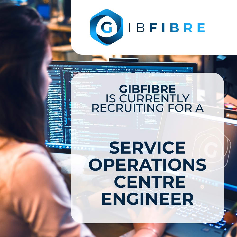 FIBREGIB's tweet image. Join our team as a Service Operations Centre Engineer! 🌟 
Ready to make an impact? Visit gibfibre.com/careers/ &amp;amp; Apply now! 

#JobOpportunity #GibfibreCareers #ServiceOperations