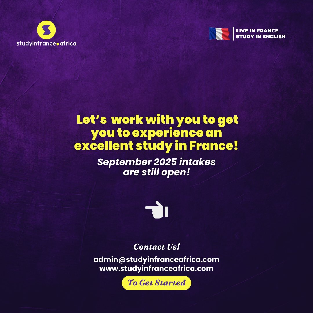 StudyinfranceA's tweet image. Let’s match you with programs that fuel your edge.

#frencheducation #uniquelearning #studyinfrance #globalgrowth #criticalthinking #beyondtheclassroom #internationalstudents #academicjourney
