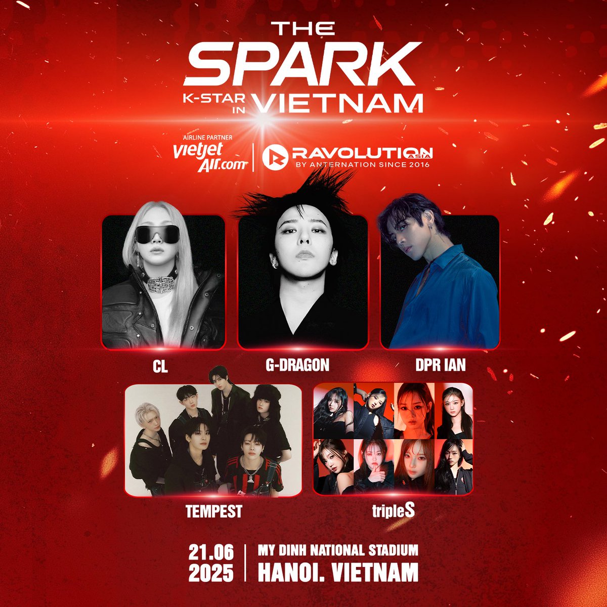 VietjetJapan's tweet photo. Vietjetは、Ravolution Asiaが主催する「K-STAR SPARK」コンサートの公式航空パートナーとして、この究極のK-POPスペクタクルをハノイにお届けします!
ハノイ行きのフライトはVietjetの特別割引で予約をお忘れなく!https://t.co/V71EpesoIp
#Vietjet #EnjoyFlying #KStarSpark #RavolutionAsia https://t.co/HsgE0zMCil
