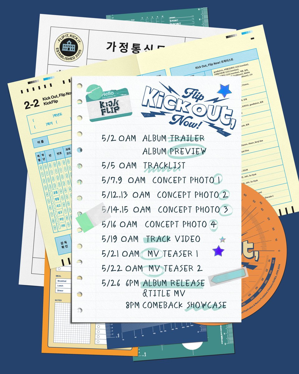 Oh, the pages scattered like secrets on a school desk — each date scribbled with excitement, every line a countdown to something unforgettable. From teaser drops to the final showcase, it’s all laid out and waiting to be marked. So, which moment has your heart racing the most?