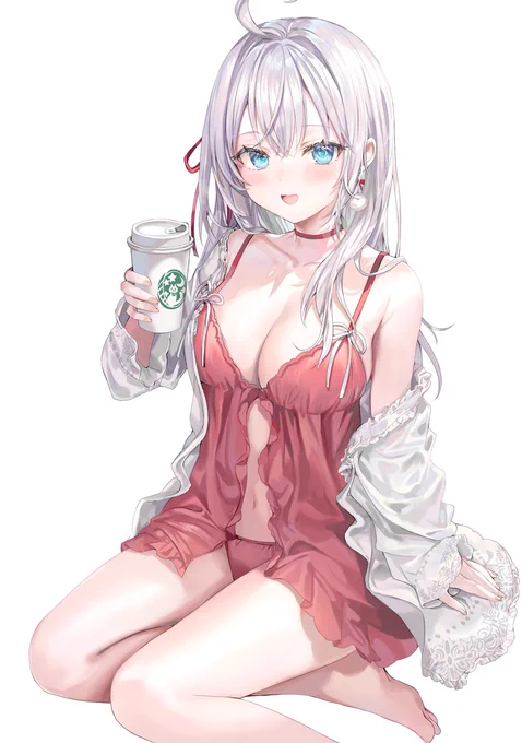 「はい、コーヒー。夜はこれから、でしょ?」#ロシデレ 